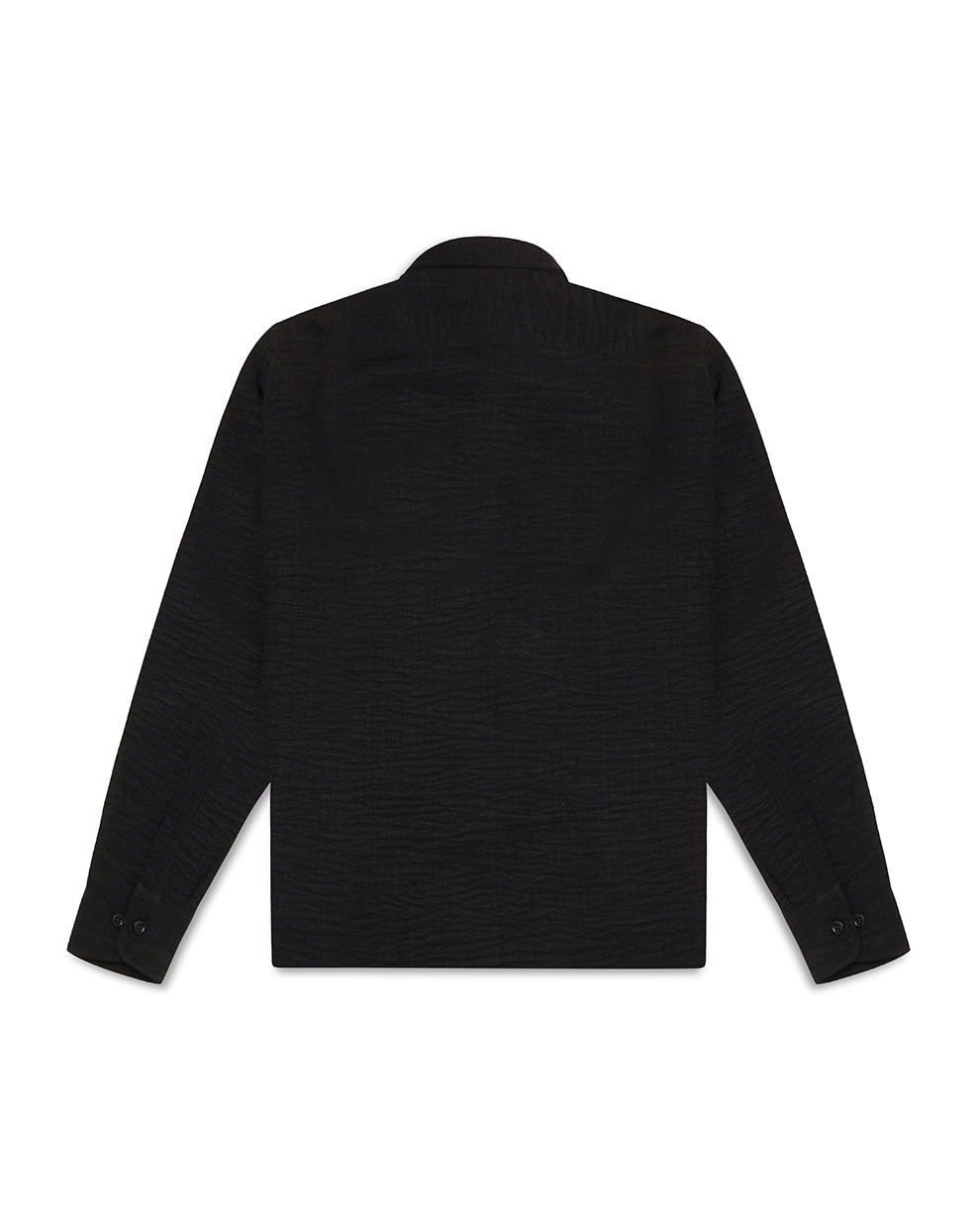 MIDNIGHT LINEN BLEND SHIRT