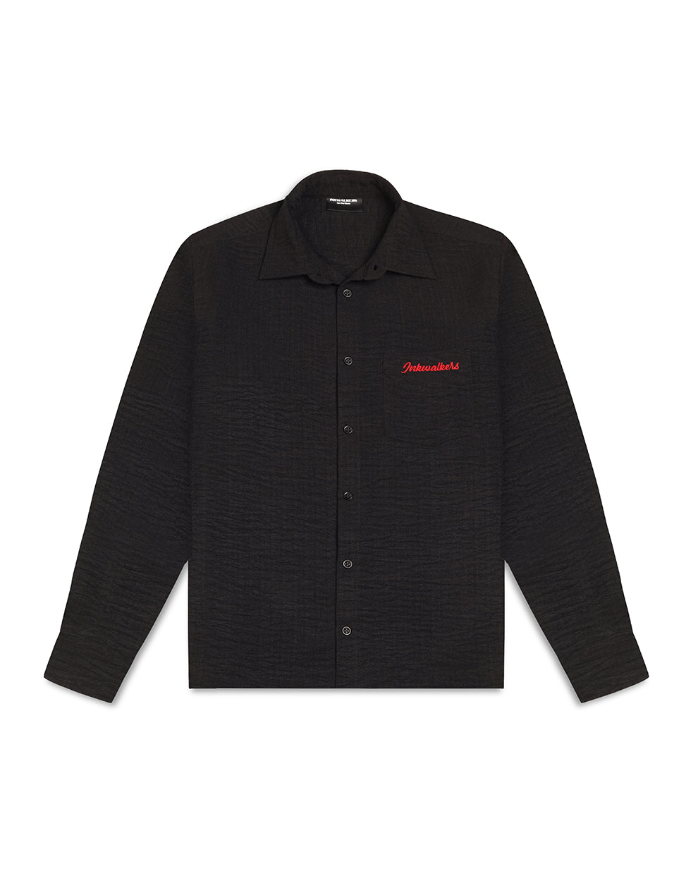 MIDNIGHT LINEN BLEND SHIRT
