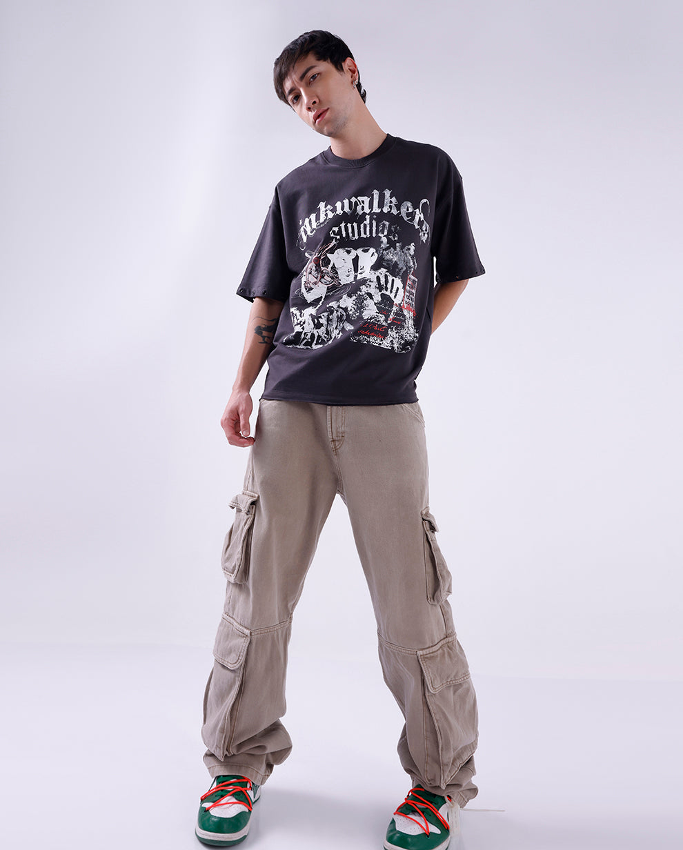 THE GLITCH TEE - GREY