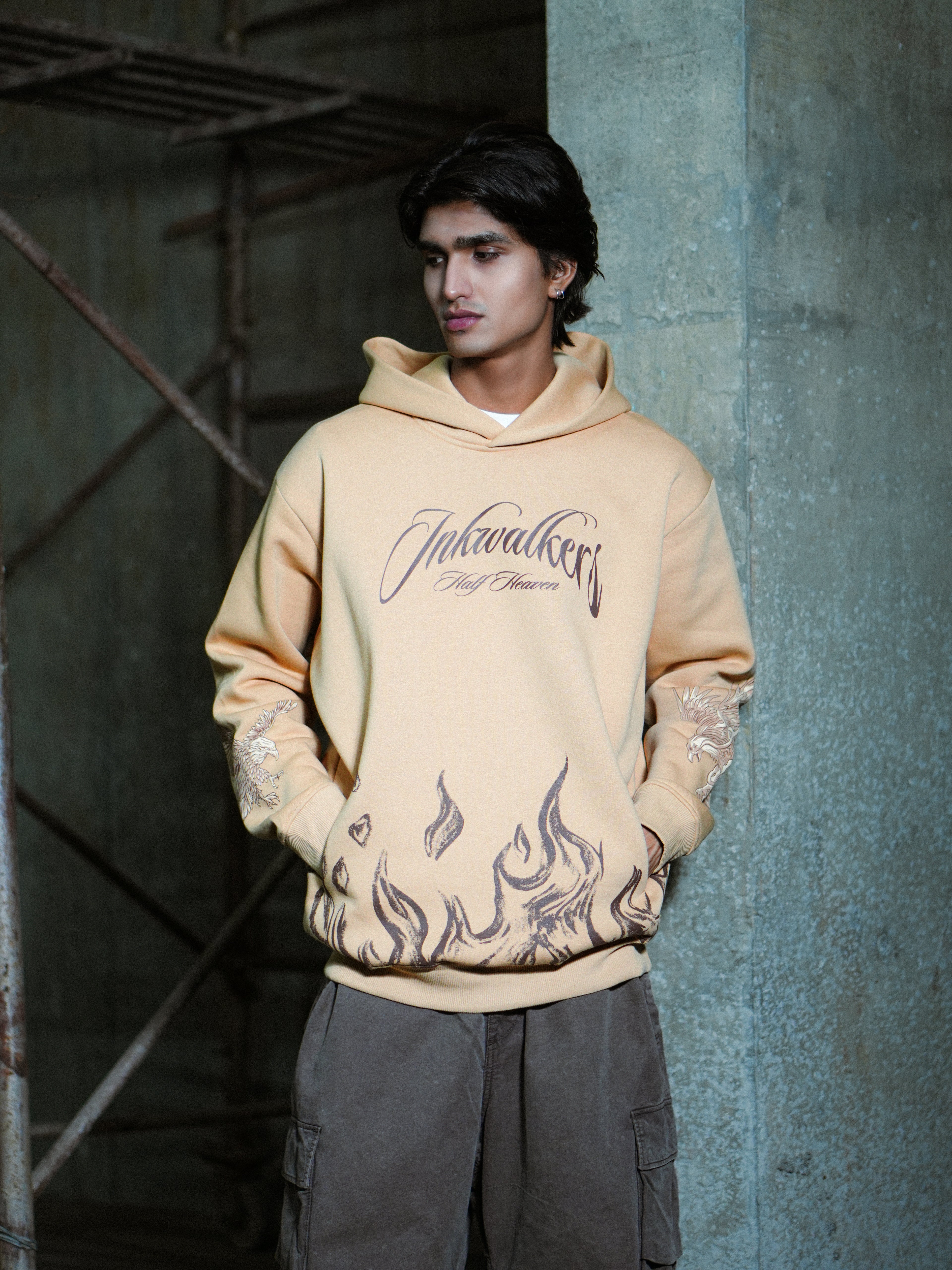 THE HELLRISE HOODIE - BEIGE