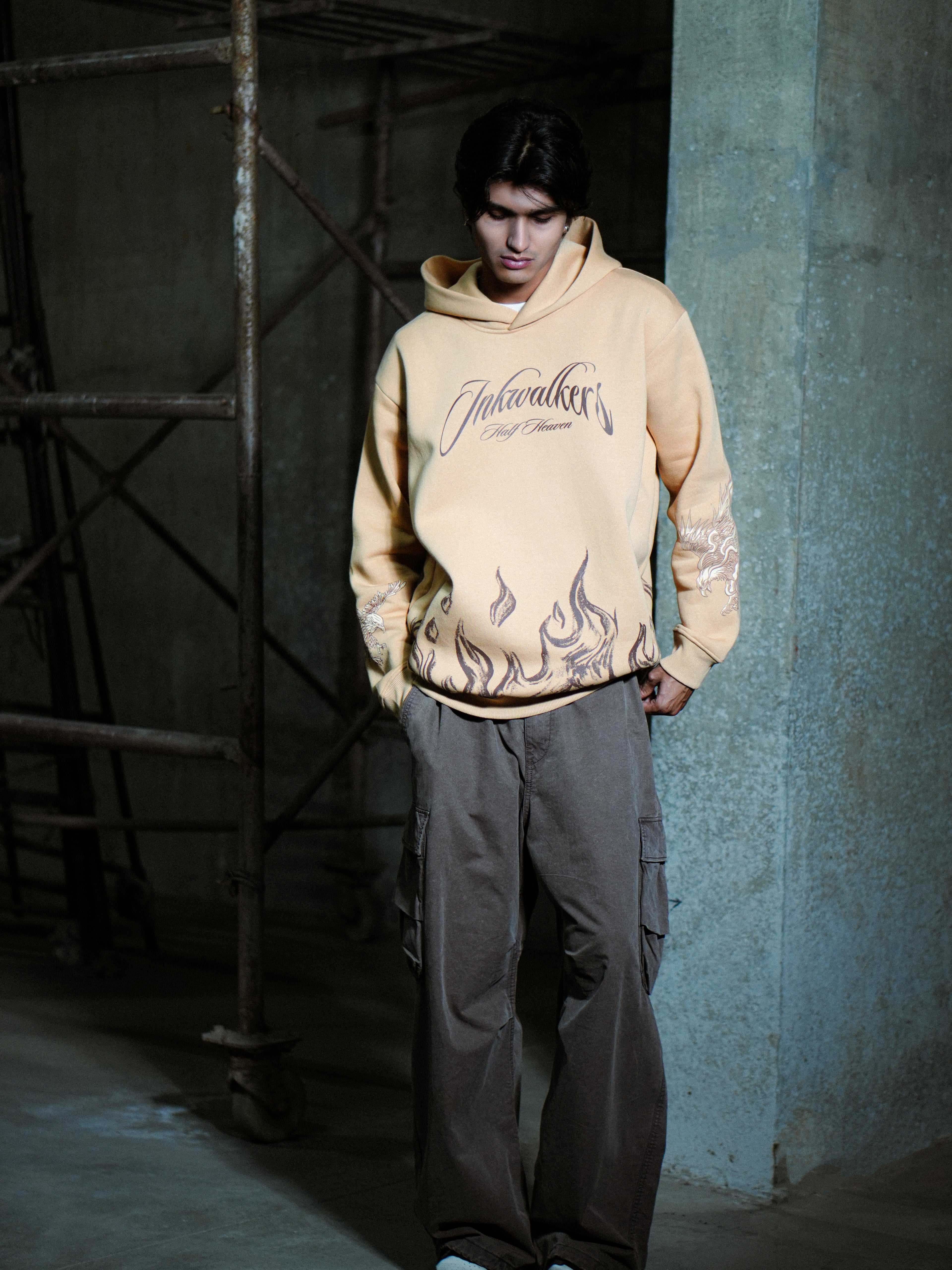 THE HELLRISE HOODIE - BEIGE