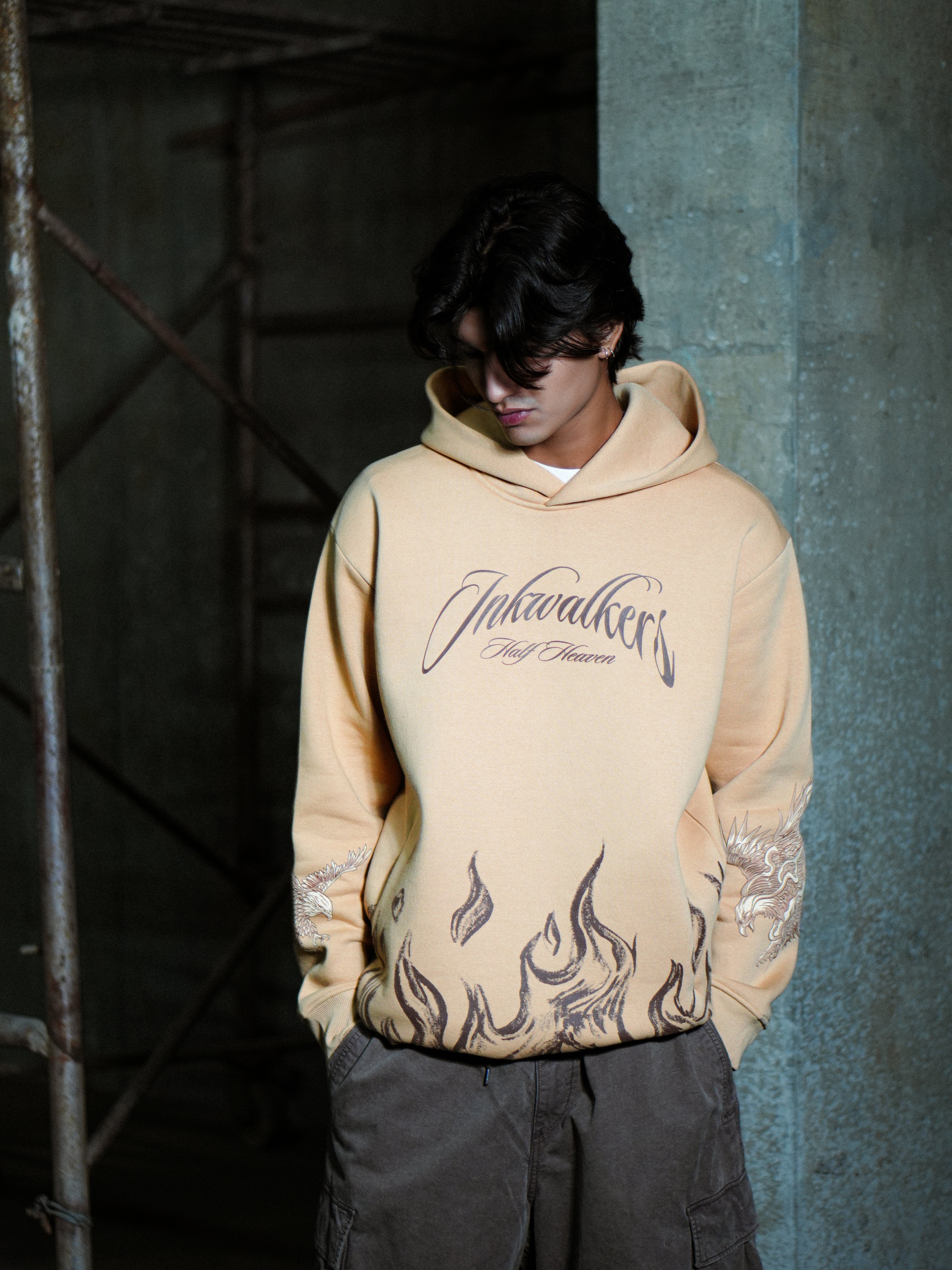 THE HELLRISE HOODIE - BEIGE