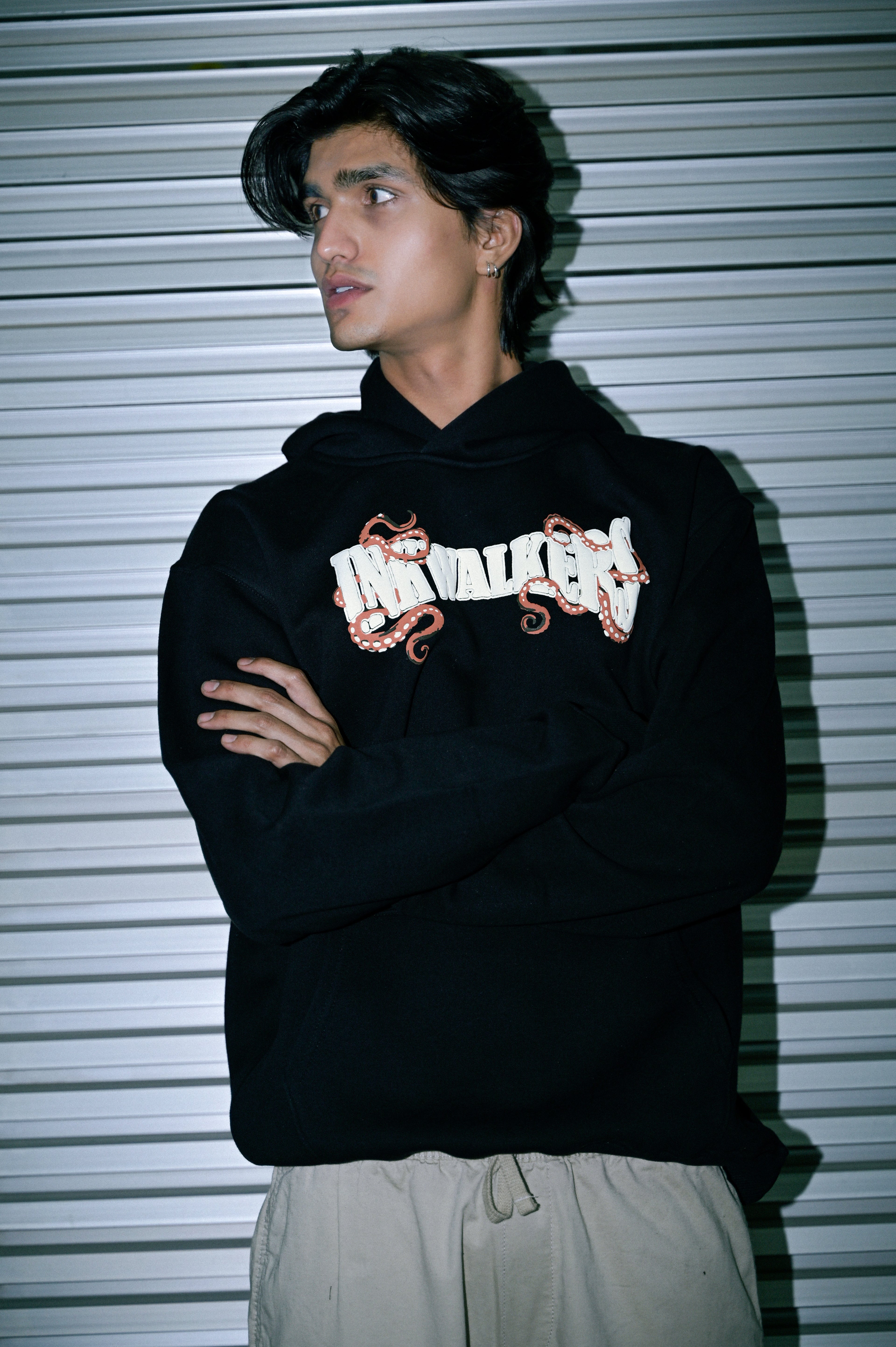 THE LOST CREW HOODIE - BLACK